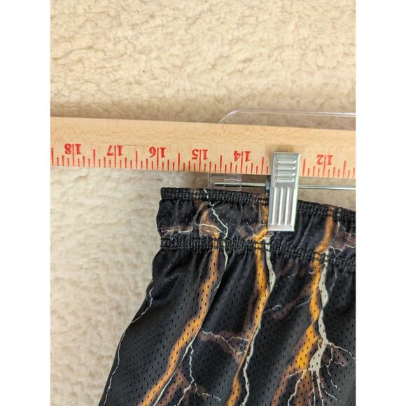 Nike Team Shorts Mens Medium Reversible Lightnight Black Gray Mesh Lined NO TAG - Picture 6 of 15